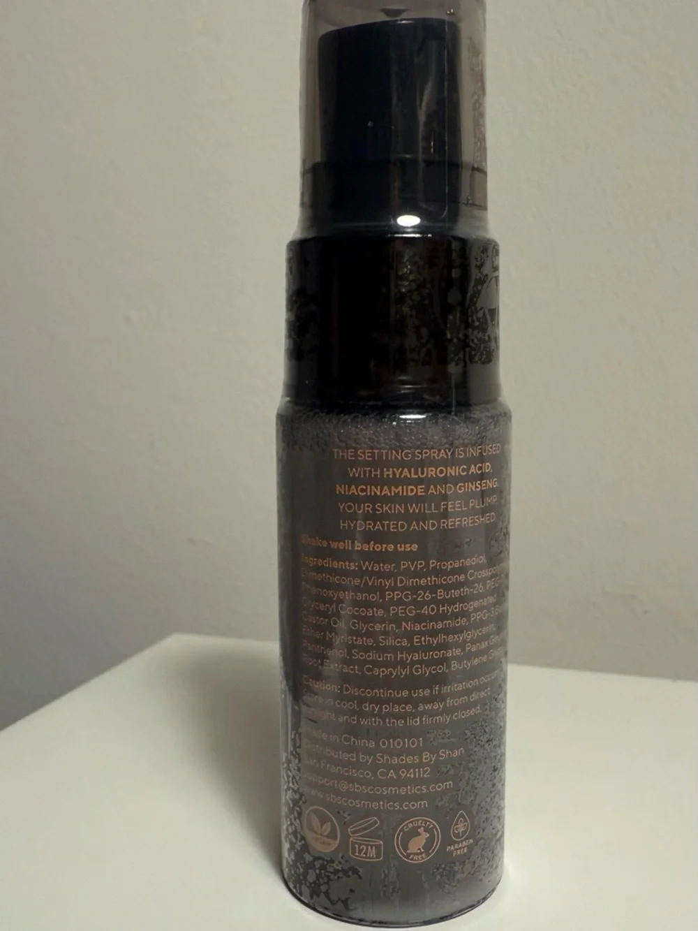 Shades by Shan The Setting Spray Mini — .68 fl oz (20ml)
